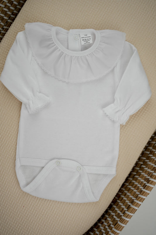 Body com Gola de Folho