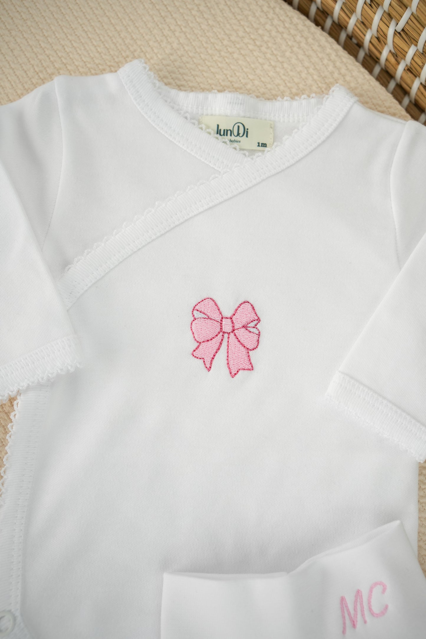 Conjunto interior personalizado laço