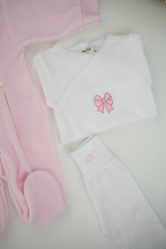 Conjunto Primeira Roupinha Laço