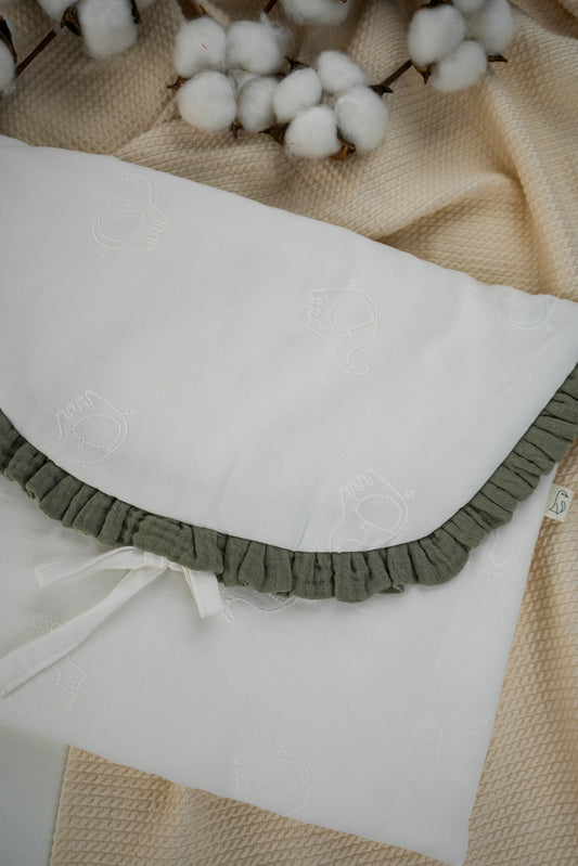 Saco primeira roupinha elefantes