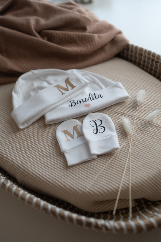 Conjunto de Gorro e Luvas