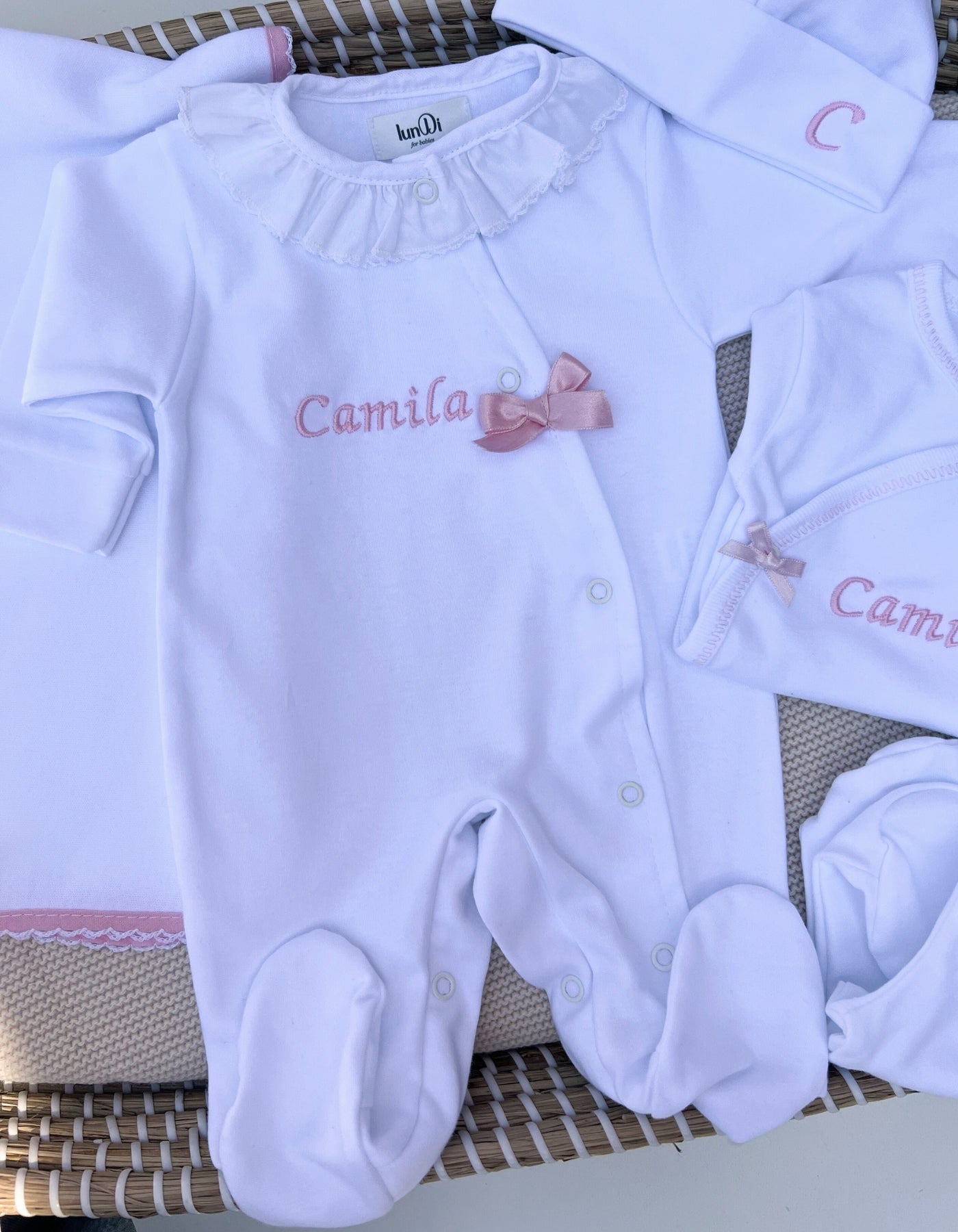 Babygrow com laço