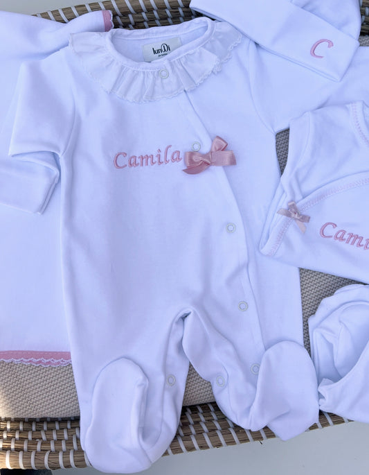 Babygrow com laço