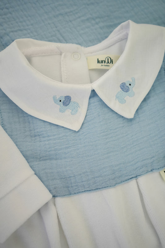 Babygrow Musselina Personalizado Elefantes