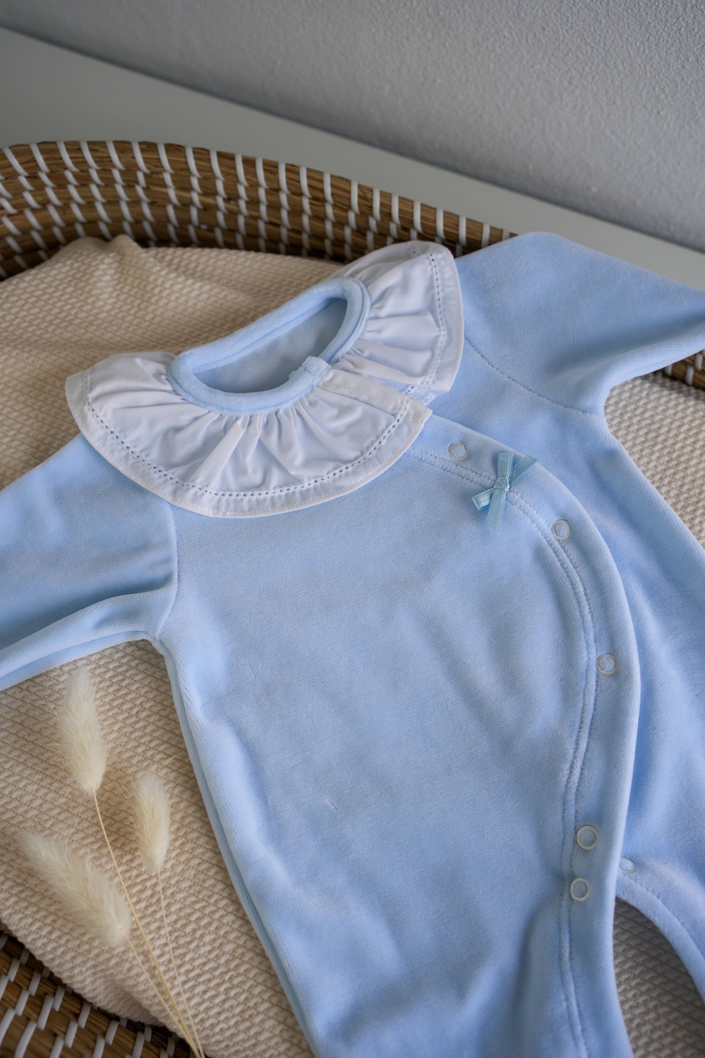 Babygrow Veludo Com Laço