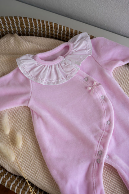 Babygrow Veludo Com Laço