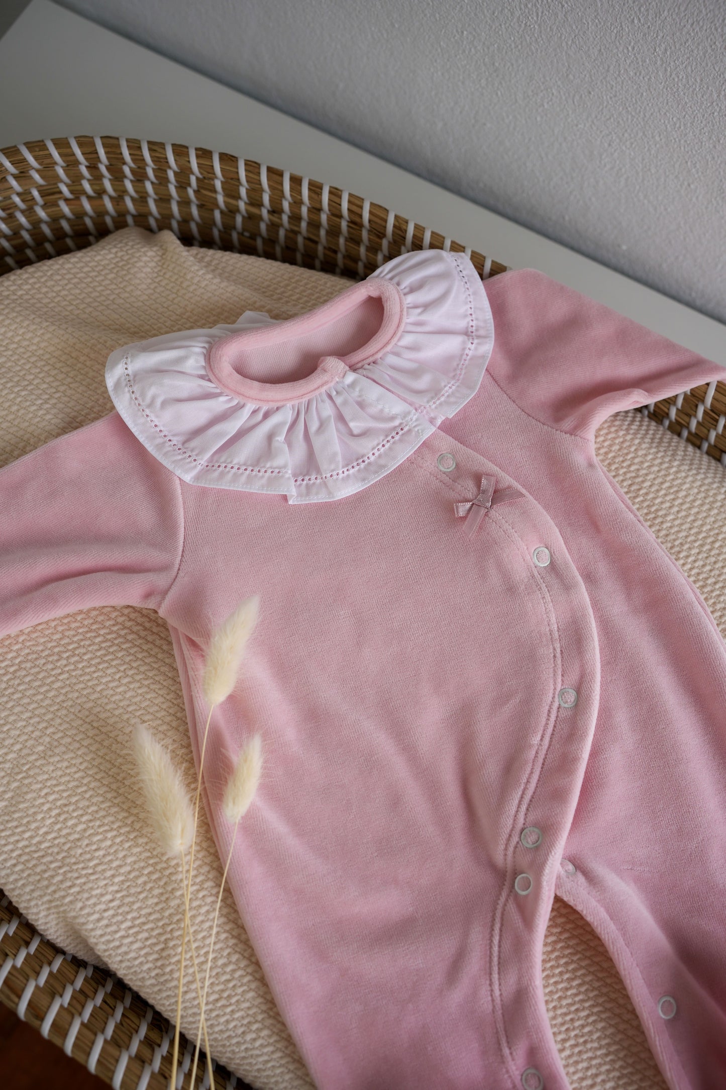 Babygrow Veludo Com Laço
