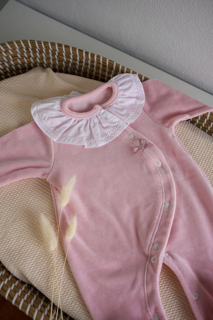 Babygrow Veludo Com Laço