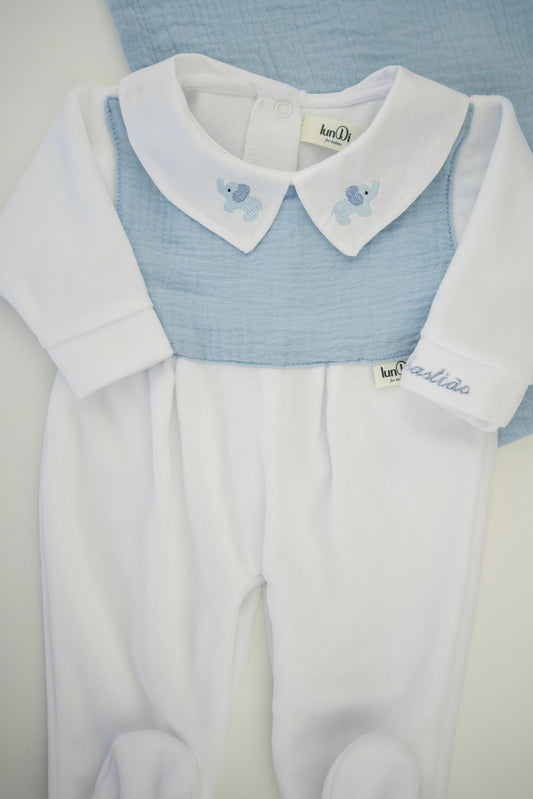 Babygrow Musselina Personalizado Elefantes