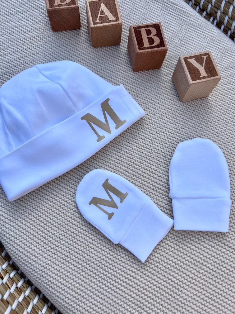 Conjunto de Gorro e Luvas
