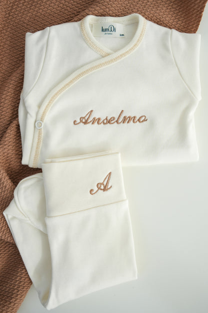 Conjunto interior body e calça bebé