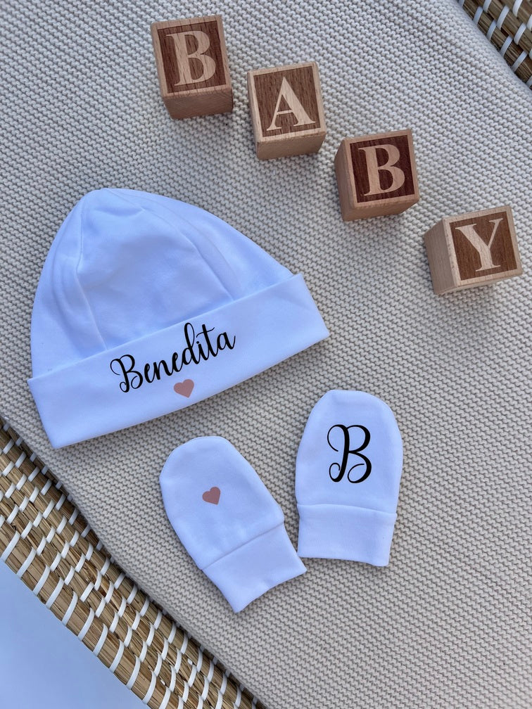 Conjunto de Gorro e Luvas
