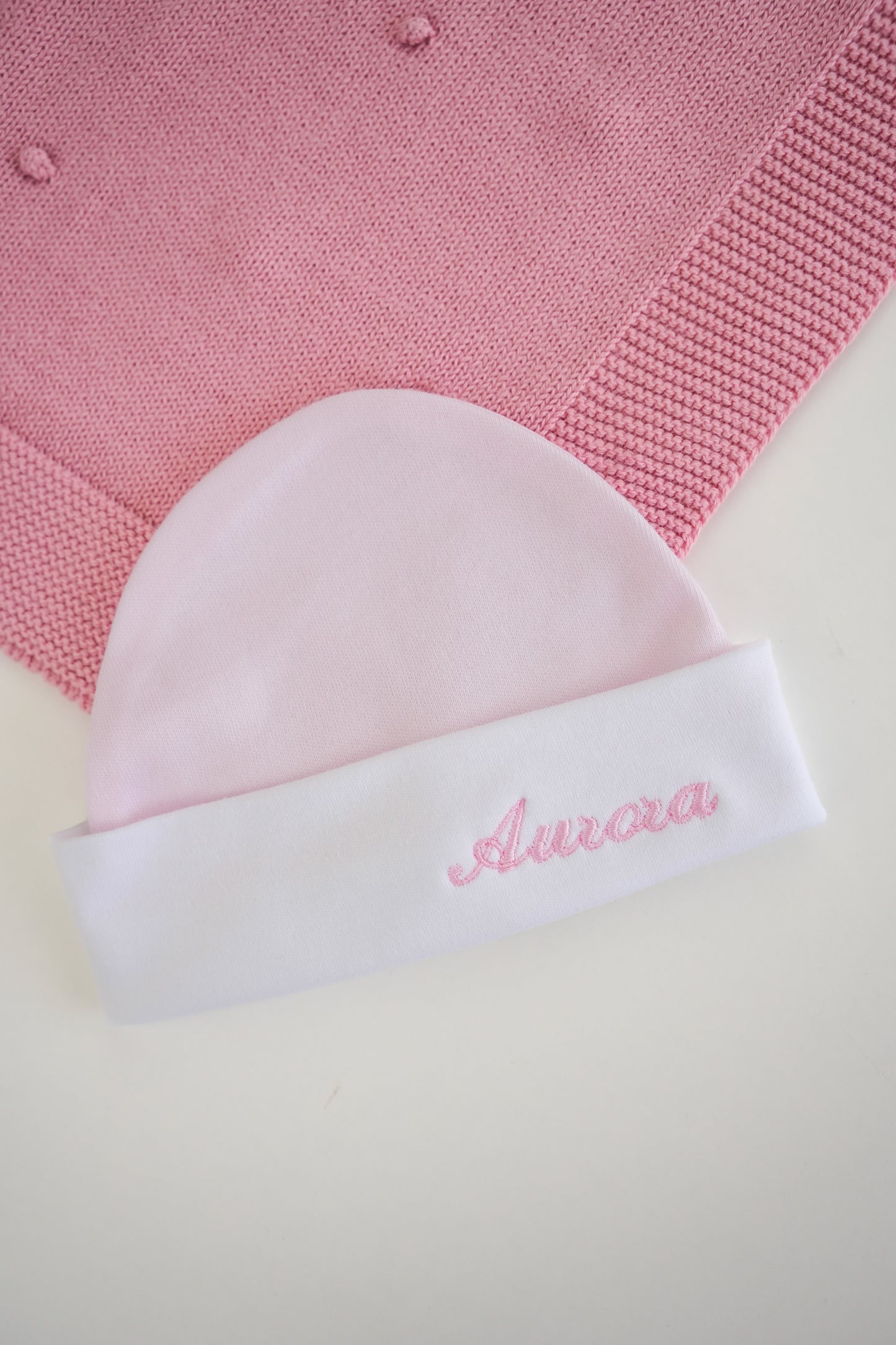 Gorro de algodão c/ faixa branca