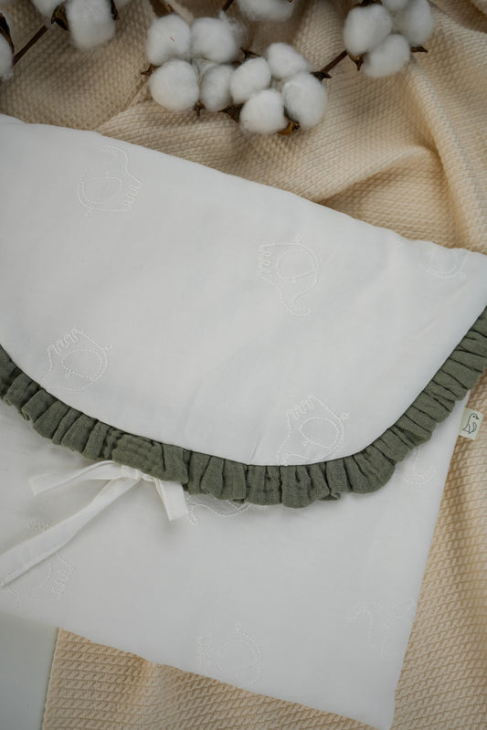 Saco primeira roupinha elefantes