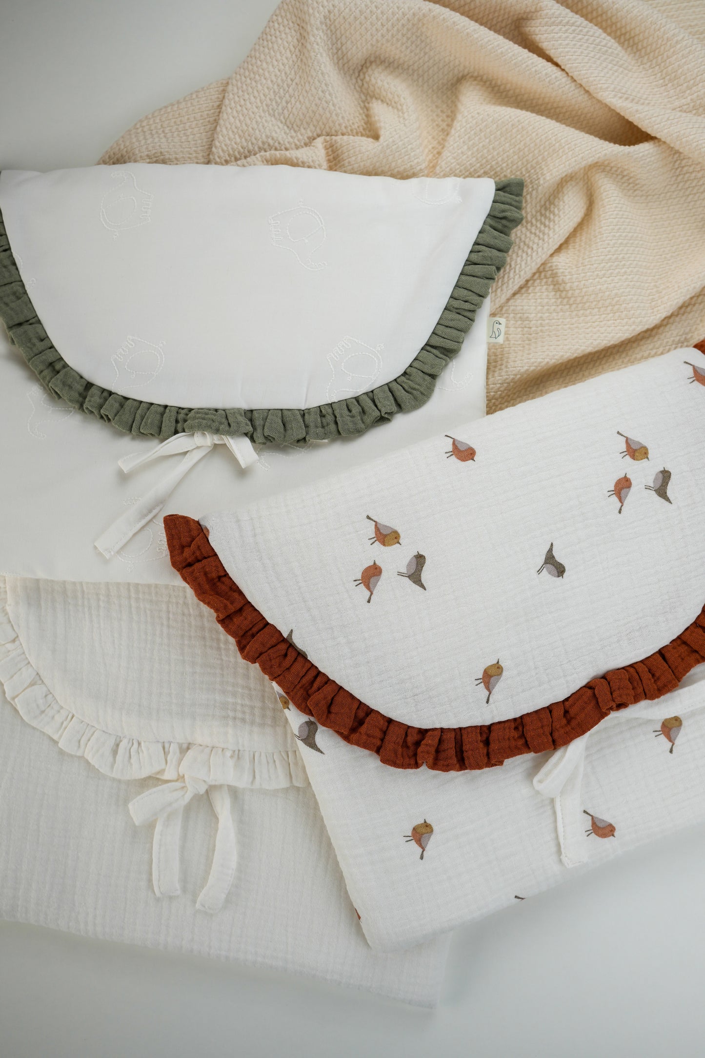 Saco primeira roupinha com folho