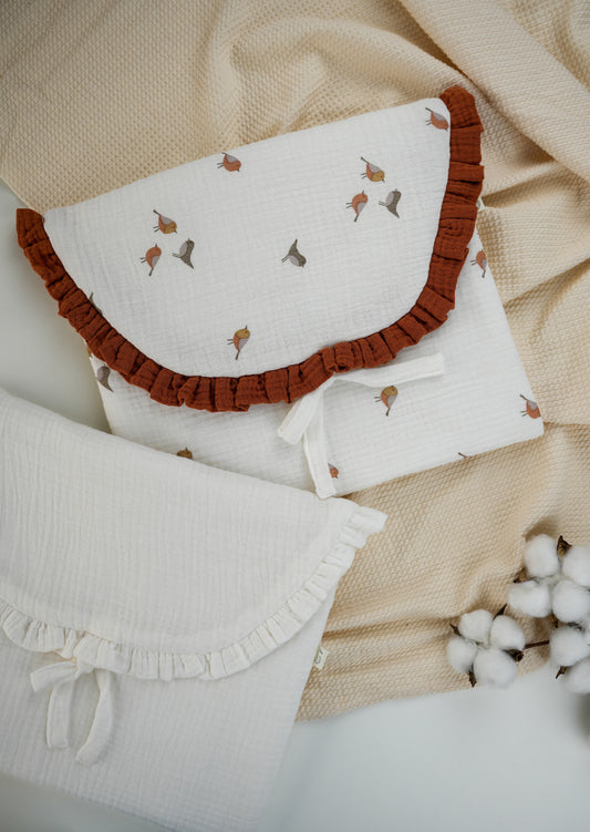 Saco primeira roupinha com folho